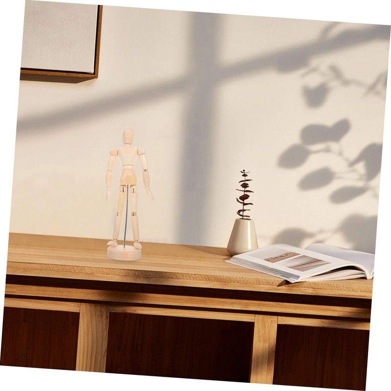 Operitacx 2pcs Wooden Artist Mannequin Articulated Joints for Realistic Posing