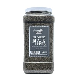 Badia Ground Black Pepper, Premium Seasoning for Cooking & Freshly Ground Flavor, 4 lbs