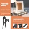 Abaodam Picture Frame Easel Stand Plastic Material Sturdy Back for