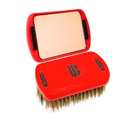 Magnetized High-end Beard Brush Set – The “Traveler” Set includes a detachable mirror and boar bristle brush. The “ULTIMATE BRUSH” is available in three sets and multiple colors.