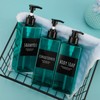 Segbeauty Pump Bottle, Pack of 3 500 ml Shampoo Bottles,