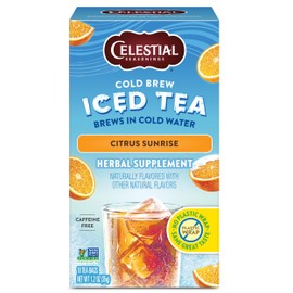 Celestial Seasonings Cold Brew Citrus Sunrise Iced Tea 18 tea bags