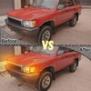 BINQIGOO LED Front Headlight Side Marker Lights for Toyota Pickup