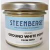 Steenbergs Organic Ground White Pepper Standard Jar - 45g