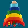 Colorful Building Blocks Educational Interesting Preschool Wooden Stacking Blocks for