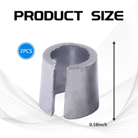 Hirificing 2Pairs Battery Terminal Shims Battery Post Shims, Car Battery Terminal Converter Post Adaptor for Anode Cathode Sleeves Battery Negative & Positive Post Shim Lead for Most Car RV Truck