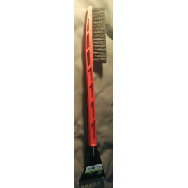 Auto Drive Winter Snow Brush & Ice Scraper, 24" Length, Red