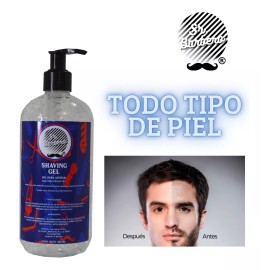Sr Barbero Gel Para Afeitar Para Todo Tipo De Piel Sr Barbero 500ml