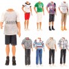 Miunana Lot 8 Items Doll Clothes for Ken Doll Random