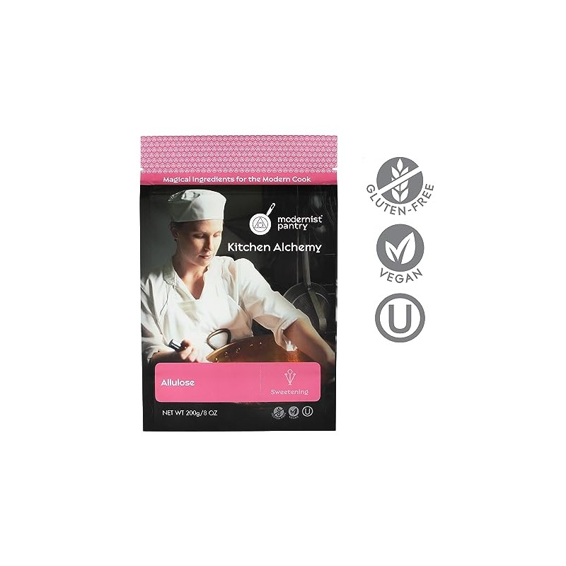 Pure Allulose Powder Vegan Gluten-Free OU Kosher Certified - 200g/7oz.