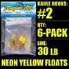 Pompano-Rigs-for-Surf-Fishing-Saltwater-Gear with Double Circle & Wide Gap Hook-6-Pack Surf Fishing