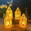 Set of 4 Christmas Decoration Lanterns Christmas Lantern with LED