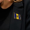Barbados Country Flag Brooch Shirt Hat Backpack Jewelry Accessories Decoration