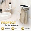 STYLWARE 2 Shelve Toilet Paper Holder with Natural Marble Shelf,