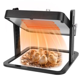 Drtenvd 11"x11" Chicken Brooder Chick Heat Plate with Adjustable Temperature and Height for Chicks Brooder Plate for Up to 15 Chicks
