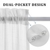 MIULEE Set of 2 72 Inches Length Door Curtains with