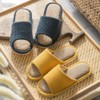 JYZ Slippers, Indoor, Summer, Flax, Room Shoes, Indoor Shoes, Quiet,