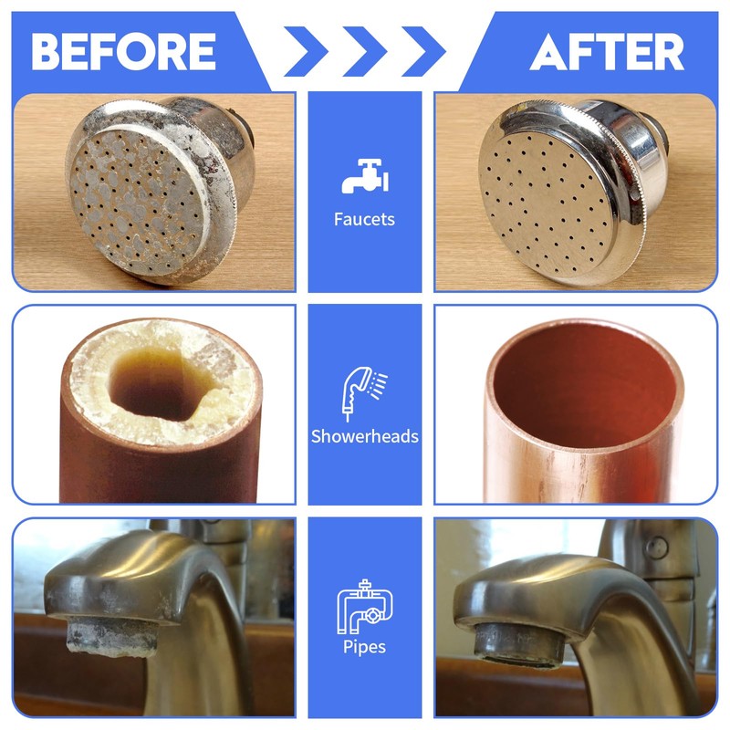 Electronic Water Descaler, Briidea Whole House Descaler with High Efficiency