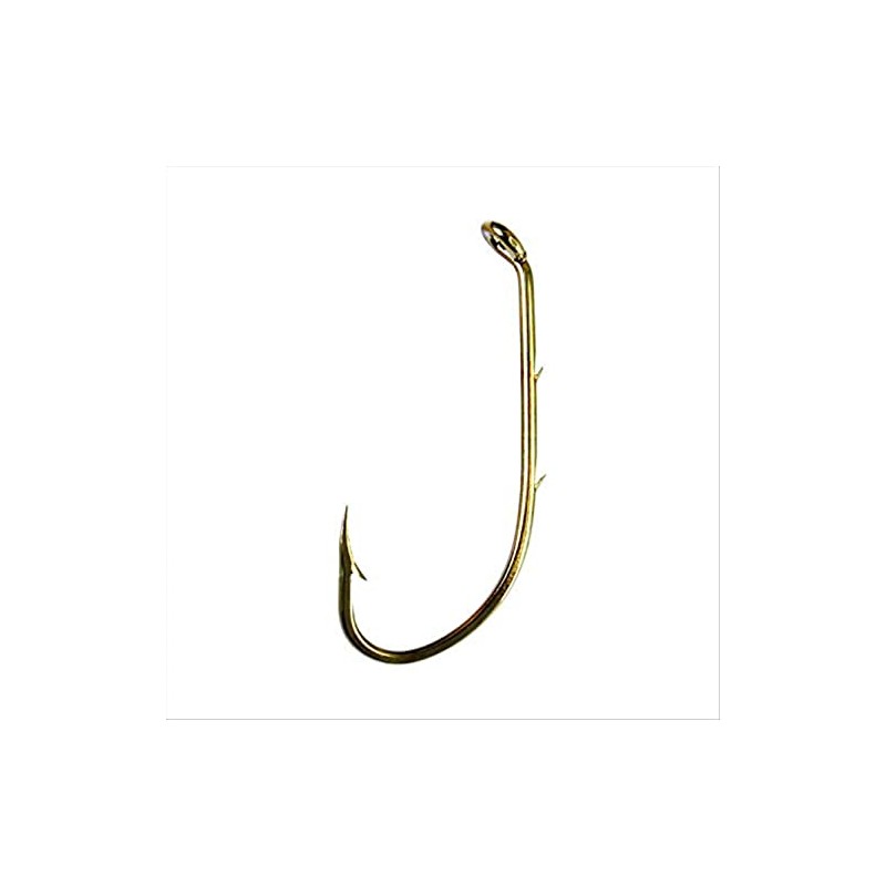 Eagle Claw 181F-14 Bait Holder Down Eye 2 Slices Offset