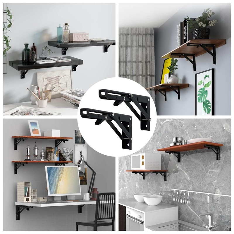 Folding Console Heavy Duty 250 mm, Stainless Steel Folding Shelf