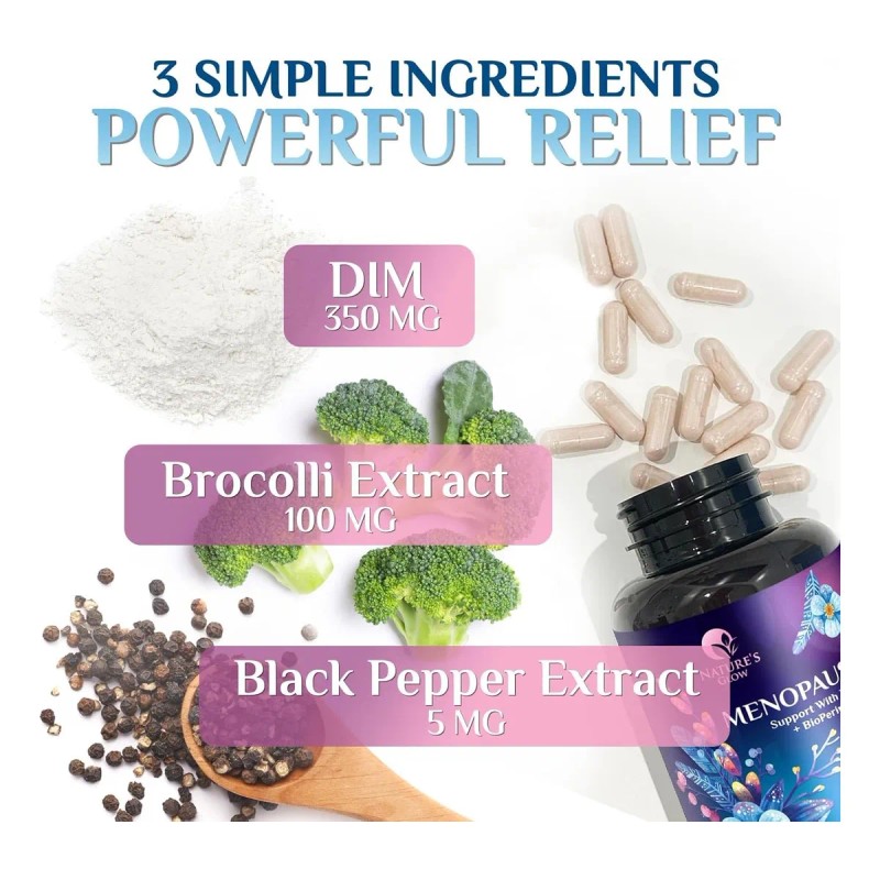 Soporte Menopausia Con Dim Y Bioperina Americano Premium