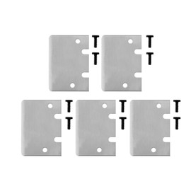 3D Printer Accessories SK5 5 pcs Steel Scraper Tip Blade with Screws, 3D Printers Cleanings Scrapers, Replacement Knife Tip for Scrapers Cutter for Bambu Lab Build Plate Scraper X1/P1 Series