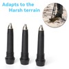 4Pcs Wear Resistant Walking Pole Metal Tips Strong Trekking Pole