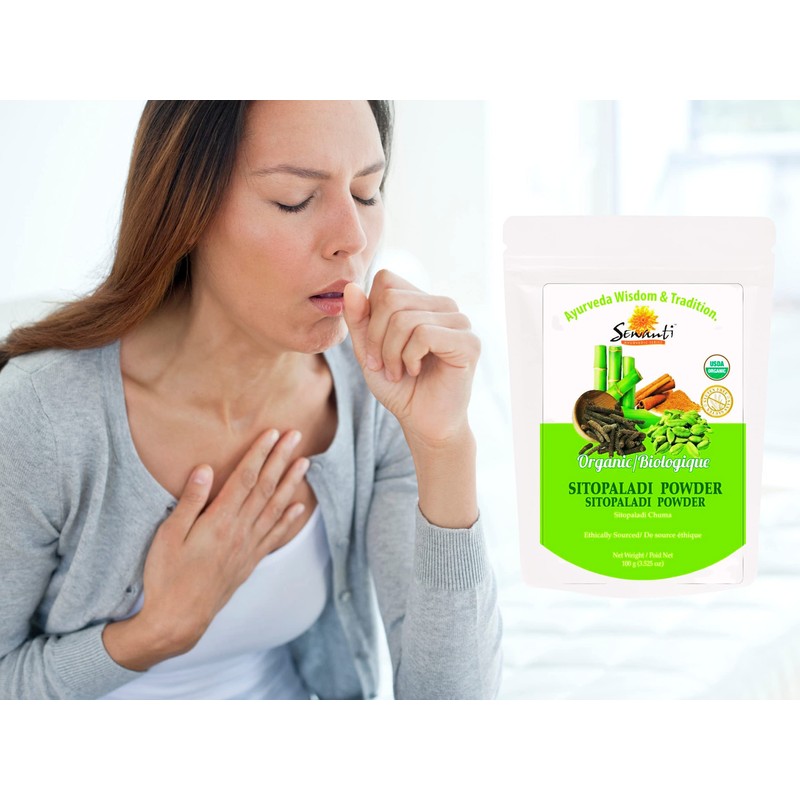 Sewanti Organic Sitopaladi Powder 100g/ NPN 80118254/ For Cough &