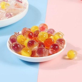 2-Pack Assorted Fruit Gummies – 1 Bag Juicy-Filled Candy + 1 Bag Peelable Fruit Skin Gummies, Mixed Flavors, Soft & Chewy Texture, 2 x 150g Shipping from California, U.S.