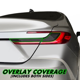 SlickMod PreCut Vinyl Smoke Tint for 2025-2026 Toyota Camry Tail Light (Light Smoke, 4. Turn Signal & Reverse)