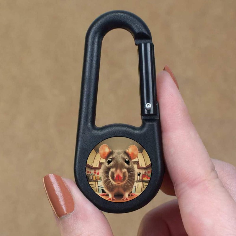 'Kitchen Rat' Compass Keyring (KC00036076)