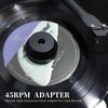 45 RPM Adapter for 7 Inch Vinyl Record Solid Aluminum