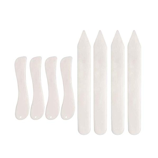 8 PCS Bone Folder Tool,Paper Creaser Set Scoring Tool for Paper Crafts Book-Binding Card Making and Office Supplies for DIY Handmade Leather Burnishing Bookbinding Books Cards and Paper Crafts