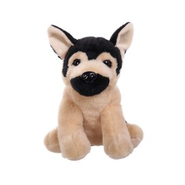 Plushland Study Buddies - 8" German Shepherd - Motivate Kids for Distance Learning and Company Children During The School Closures Due to The Holiday - Great Playmate in Kids acitivities