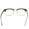 iB-iP Women's Retro Half Rim Classic Fashion Clear Lens Glasses,