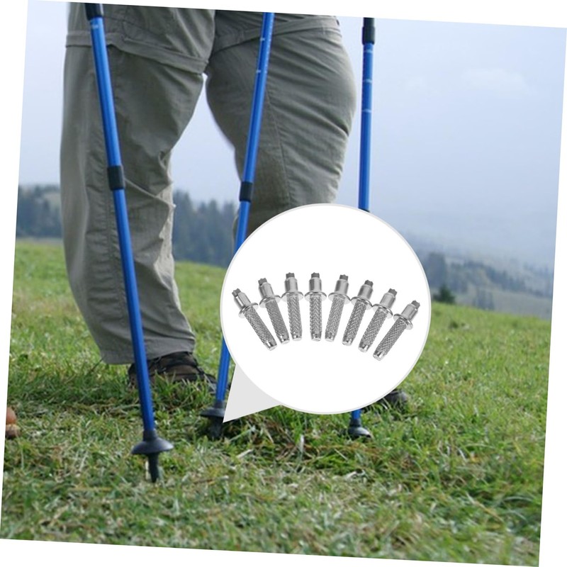 Gatuida Versatile Trekking Pole Accessories Pcs Hiking Pole Tip Replacement