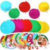 HOWAF Christmas Hanging Swirl Decoration,Christmas Foil Swirl,Candies Cutout Swirl Streamer