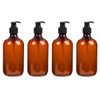 STOBAZA Pump Bottle, Shampoo Refill Bottle, 4 Pieces, 16.9 fl