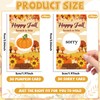 60 Pieces Fall Scratch Off Cards Stickers Thanksgiving Day Harvest