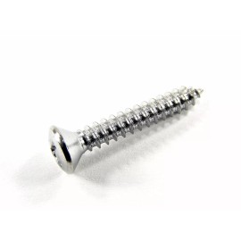 SFS For Jeep Chrome Interior Trim Screws- #8 x 1" Long- #8 Oval Head- 25 screws #292