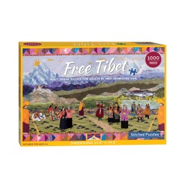 C & T Publishing Free Tibet Quilt Jigsaw Puzzle