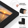 Vittanly 5x7 Double Picture Frame, Hinged 2 Opening MDF Photo