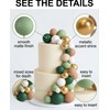YIPFEN Palline Decorative Torta Set 32 Pezzi, in Schiuma Oro,