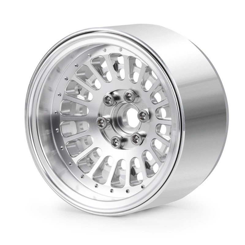 Zolikar 4Pcs Aluminum 2.2 Beadlock Wheels Wide 34.8mm RC Wheel