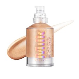 Milk Makeup Hydro Grip + Glow Primer con ácido hialurónico – Prebase iluminadora para el rostro que fija el maquillaje hasta 12 horas – Fórmula hidrat