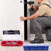 Thatyro 2 Pack Screw Organizer Box, 4 Compartments Bolt Bin