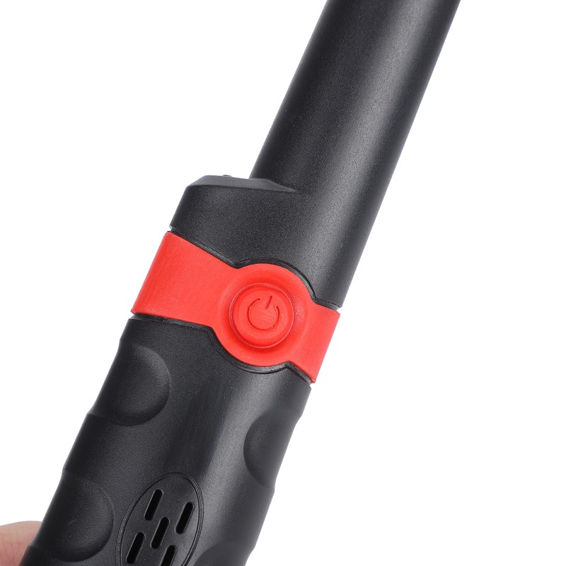 Black and Red Metal Detector Completely Waterproof High Accuracy Metal