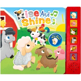 Rise and Shine - Children's Sensory Book with Touch and Feel and 6 Sound Buttons
