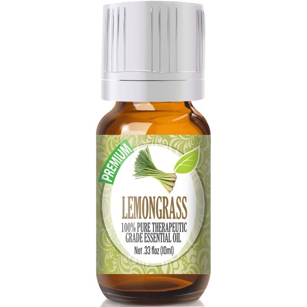 Healing Solutions 10ml Oils - Lemongrass Essential Oil - 0.33 Fluid Ounces
