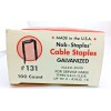 Viking Lot of 2 Viking Cable Staples Nob-Staples Galvanized #131